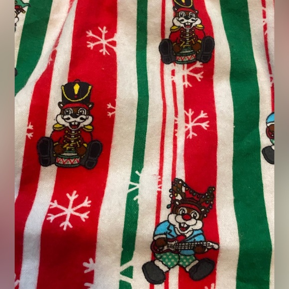 NWT Buc-EE's Christmas Beaver Drawstring Flannel Sleep Lounge Shorts XXL - Picture 6 of 9